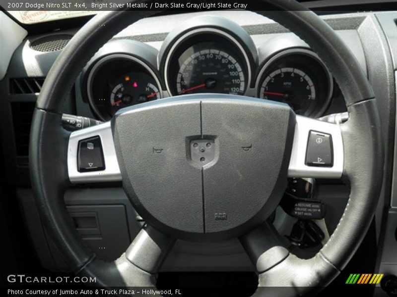 Bright Silver Metallic / Dark Slate Gray/Light Slate Gray 2007 Dodge Nitro SLT 4x4