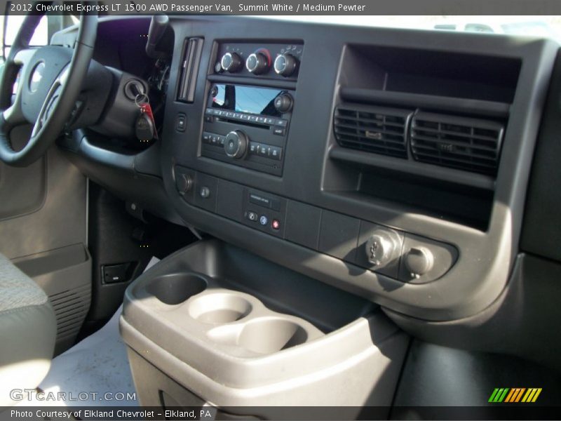 Summit White / Medium Pewter 2012 Chevrolet Express LT 1500 AWD Passenger Van