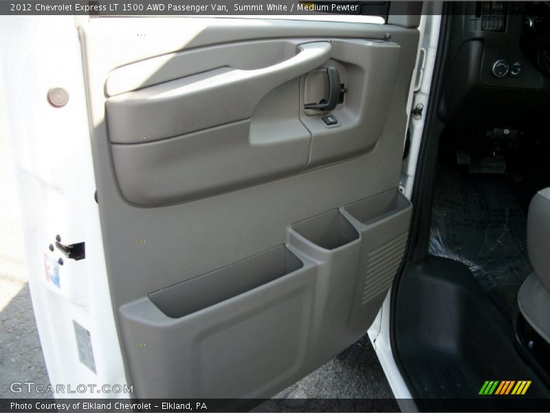 Summit White / Medium Pewter 2012 Chevrolet Express LT 1500 AWD Passenger Van