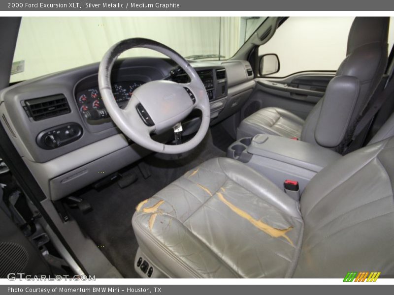 Silver Metallic / Medium Graphite 2000 Ford Excursion XLT