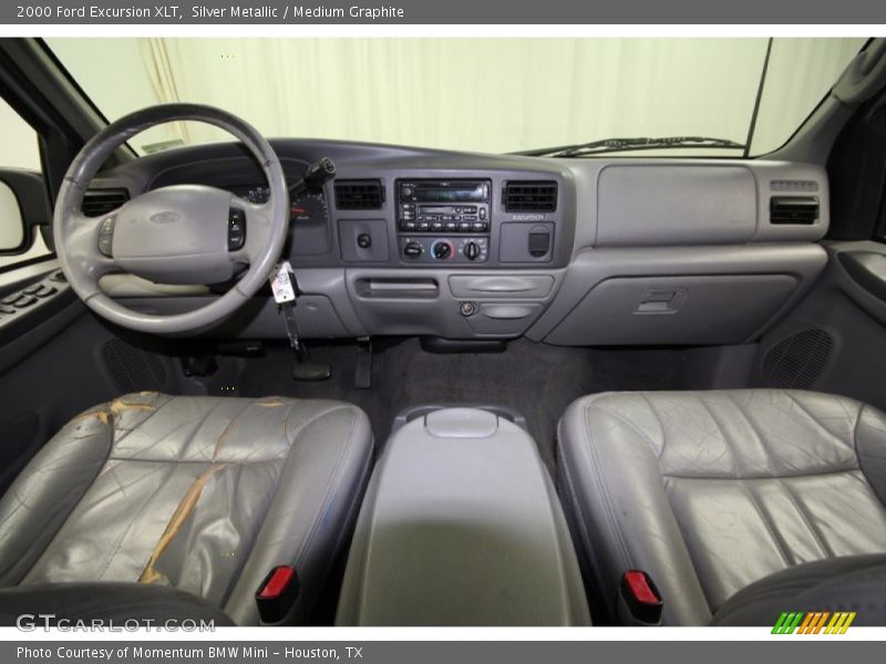 Silver Metallic / Medium Graphite 2000 Ford Excursion XLT