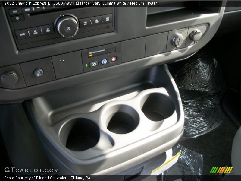 Summit White / Medium Pewter 2012 Chevrolet Express LT 1500 AWD Passenger Van