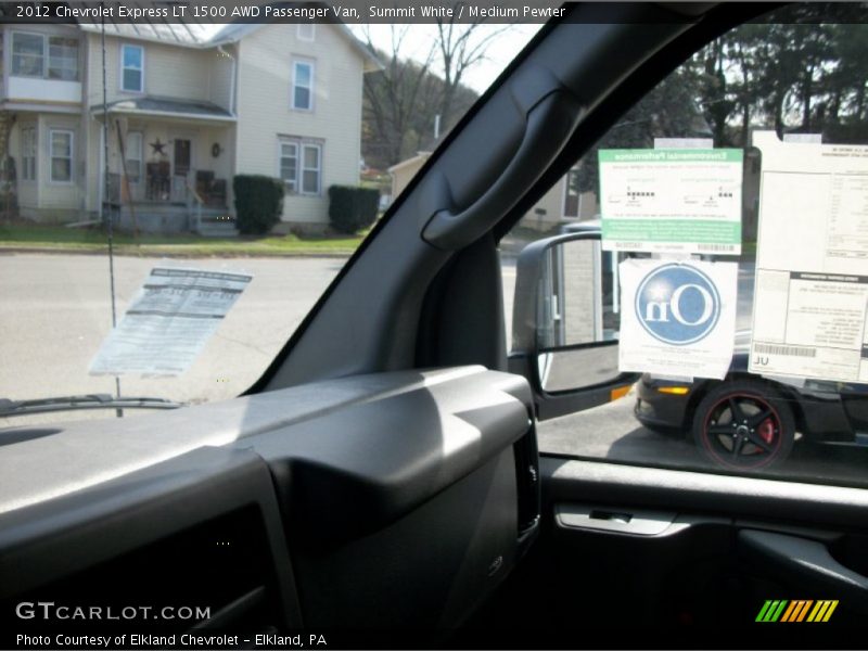 Summit White / Medium Pewter 2012 Chevrolet Express LT 1500 AWD Passenger Van