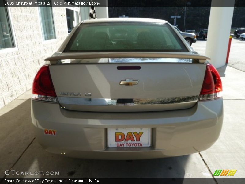 Gold Mist Metallic / Ebony 2009 Chevrolet Impala LS