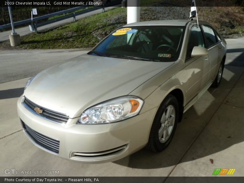 Gold Mist Metallic / Ebony 2009 Chevrolet Impala LS