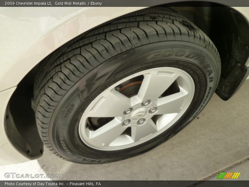 Gold Mist Metallic / Ebony 2009 Chevrolet Impala LS
