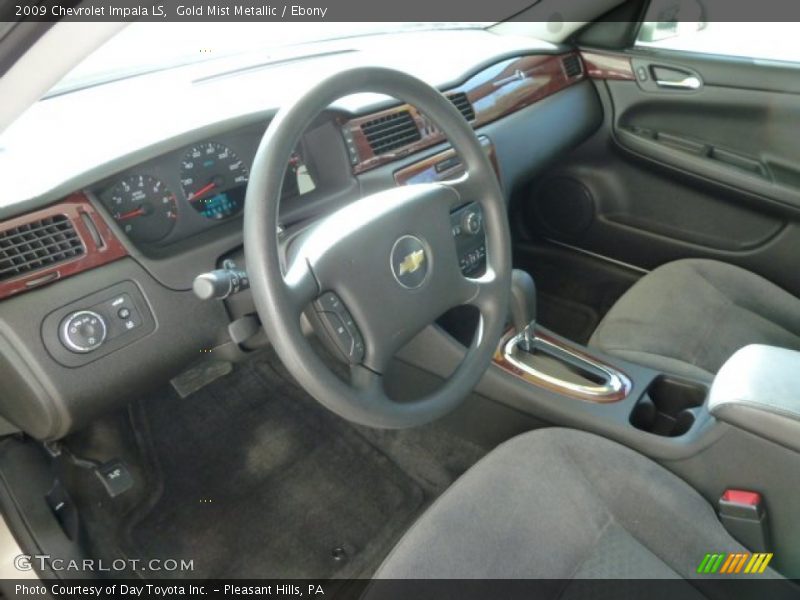Gold Mist Metallic / Ebony 2009 Chevrolet Impala LS