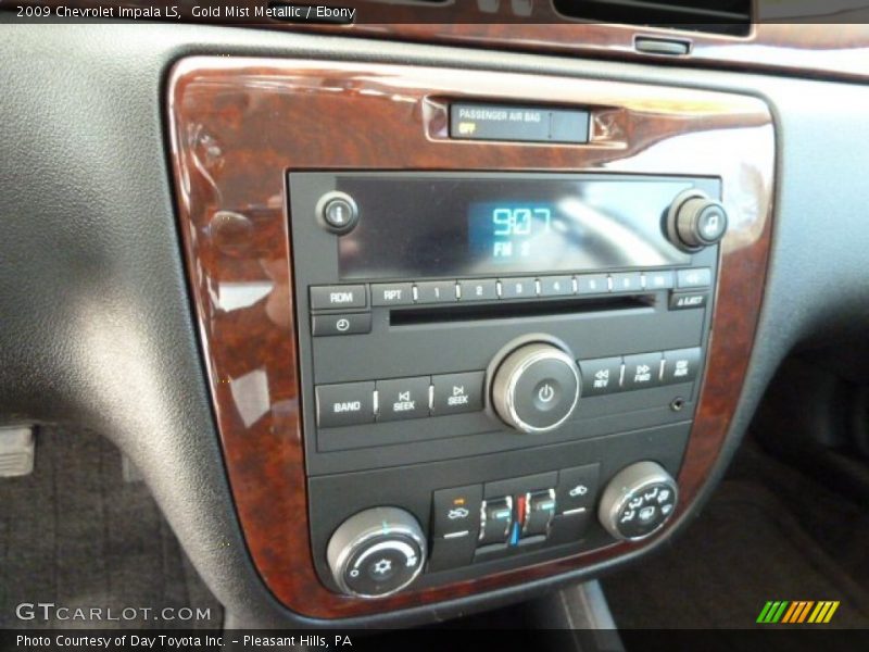 Gold Mist Metallic / Ebony 2009 Chevrolet Impala LS