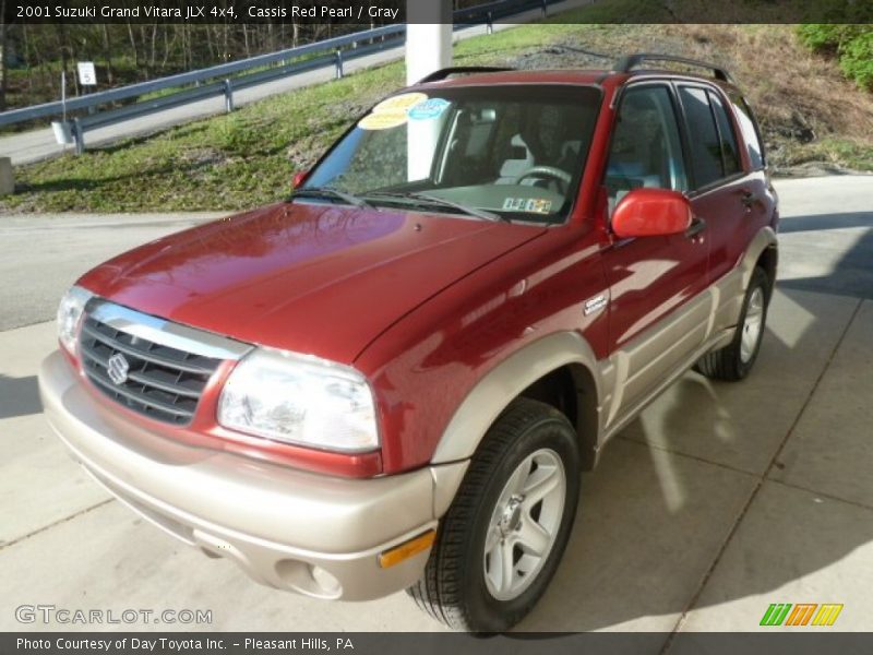 Cassis Red Pearl / Gray 2001 Suzuki Grand Vitara JLX 4x4