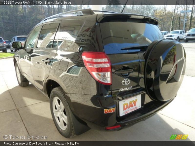 Black / Sand Beige 2012 Toyota RAV4 I4 4WD
