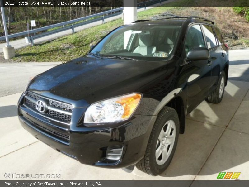Black / Sand Beige 2012 Toyota RAV4 I4 4WD