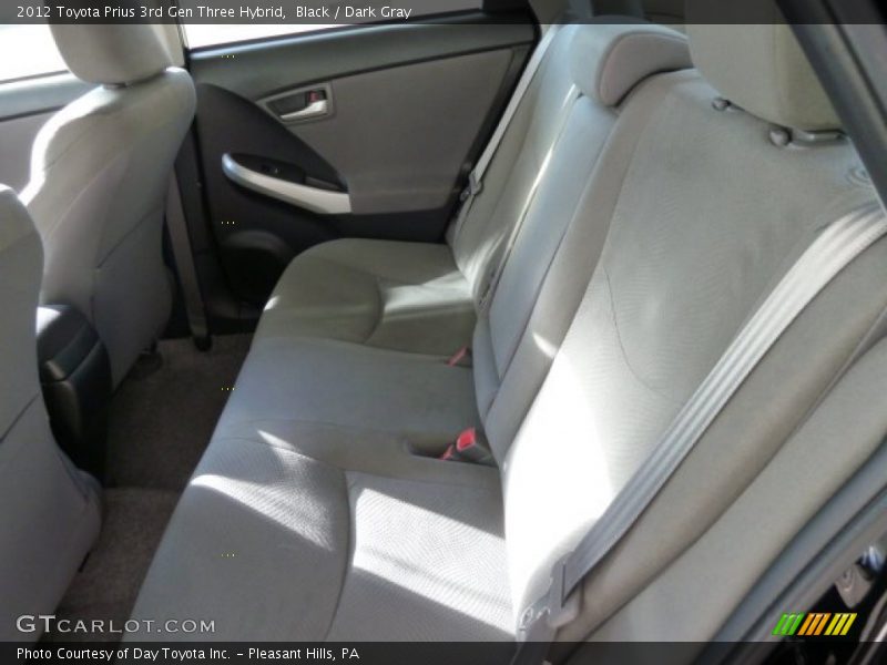 Black / Dark Gray 2012 Toyota Prius 3rd Gen Three Hybrid