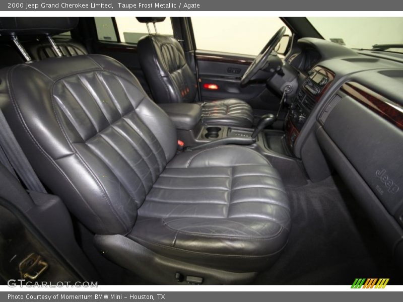 Front Seat of 2000 Grand Cherokee Limited