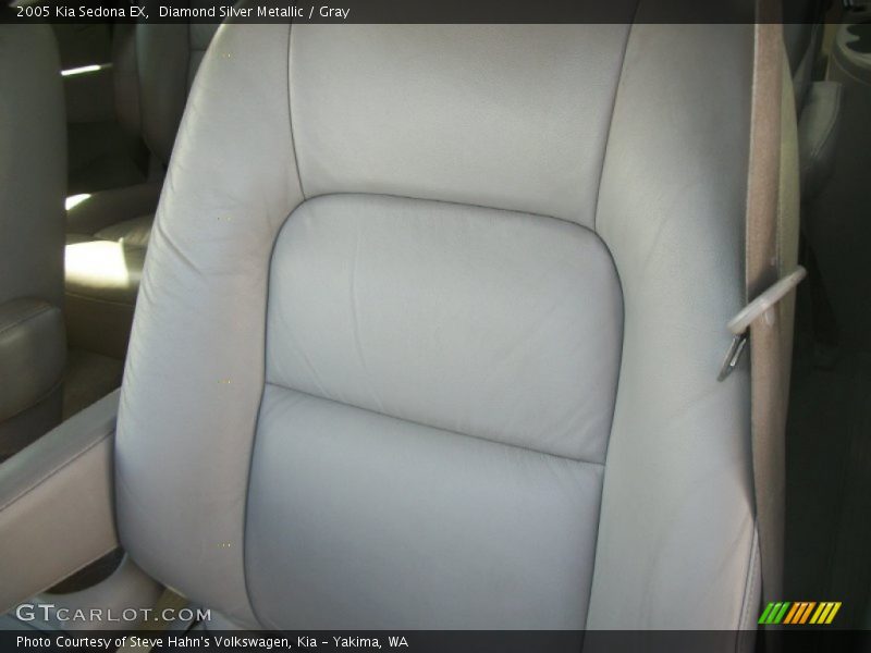 Diamond Silver Metallic / Gray 2005 Kia Sedona EX