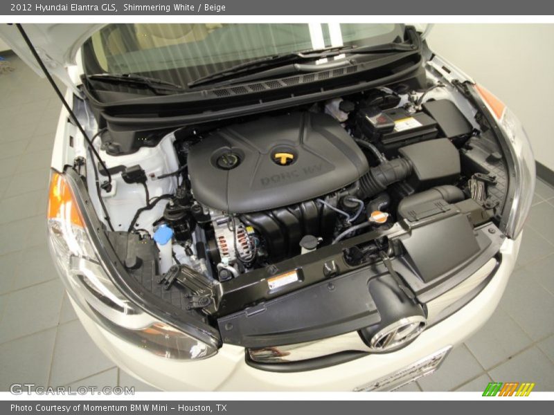 Shimmering White / Beige 2012 Hyundai Elantra GLS