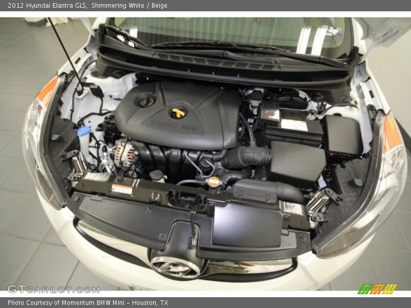 Shimmering White / Beige 2012 Hyundai Elantra GLS