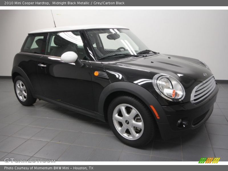 Midnight Black Metallic / Grey/Carbon Black 2010 Mini Cooper Hardtop