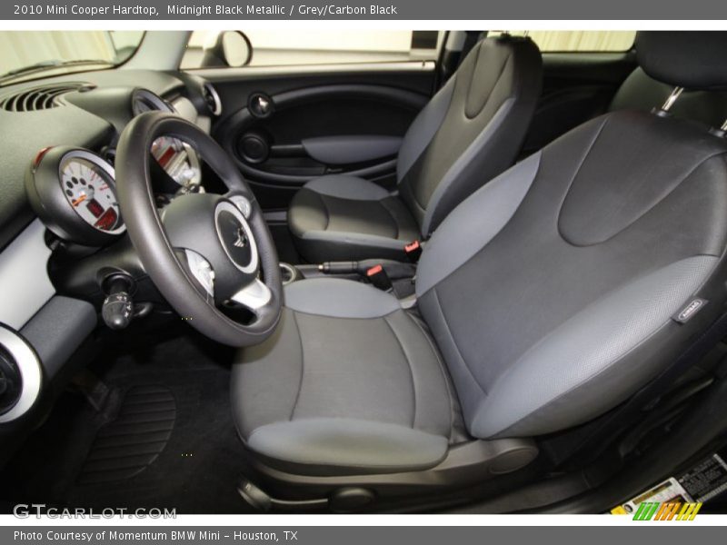 Midnight Black Metallic / Grey/Carbon Black 2010 Mini Cooper Hardtop
