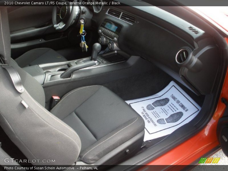 Inferno Orange Metallic / Black 2010 Chevrolet Camaro LT/RS Coupe