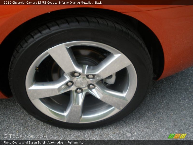 Inferno Orange Metallic / Black 2010 Chevrolet Camaro LT/RS Coupe