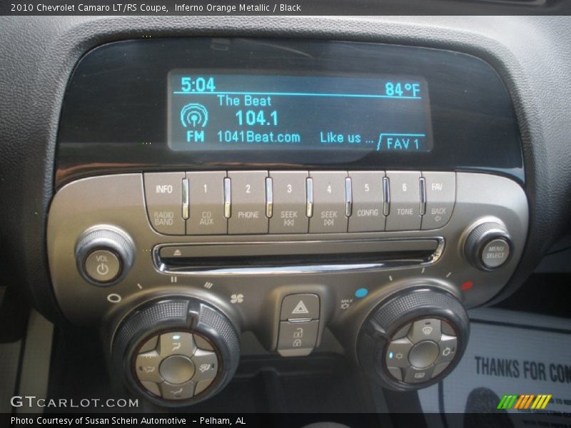 Audio System of 2010 Camaro LT/RS Coupe