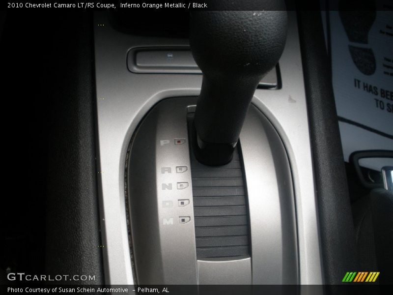 Inferno Orange Metallic / Black 2010 Chevrolet Camaro LT/RS Coupe