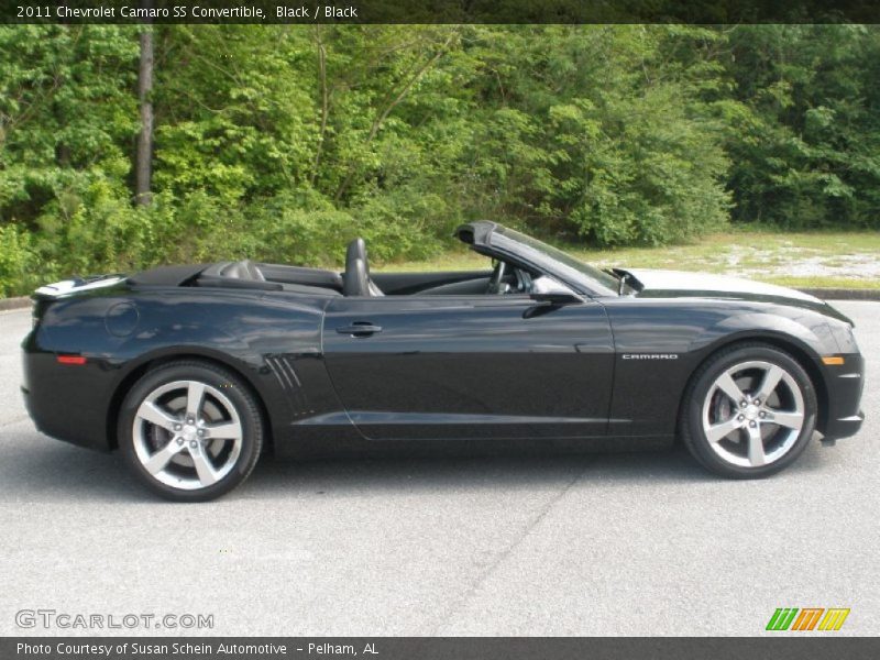 Black / Black 2011 Chevrolet Camaro SS Convertible