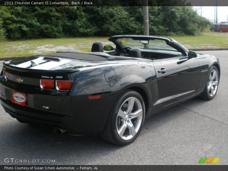 Black / Black 2011 Chevrolet Camaro SS Convertible