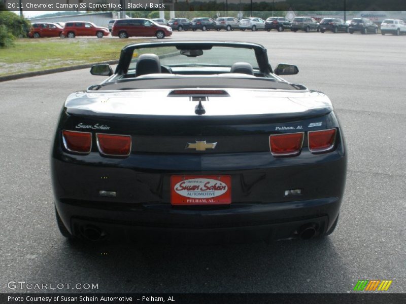 Black / Black 2011 Chevrolet Camaro SS Convertible