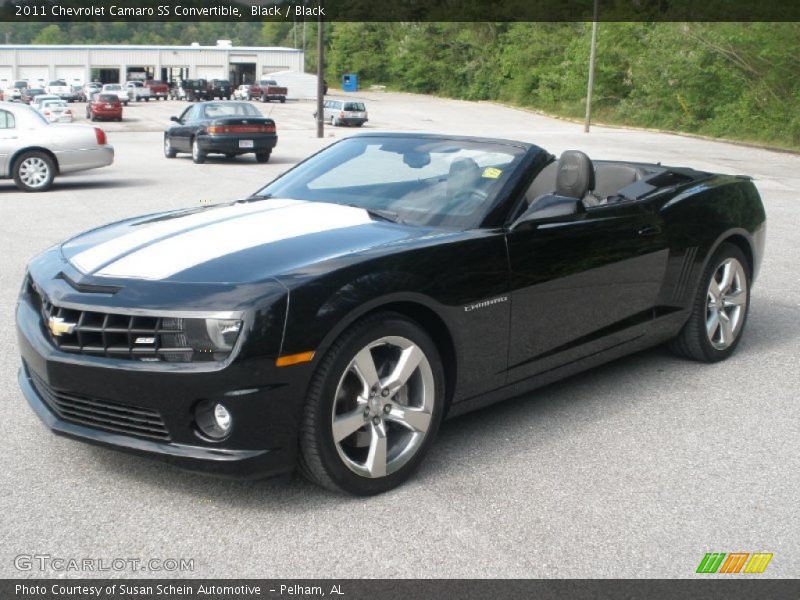 Black / Black 2011 Chevrolet Camaro SS Convertible