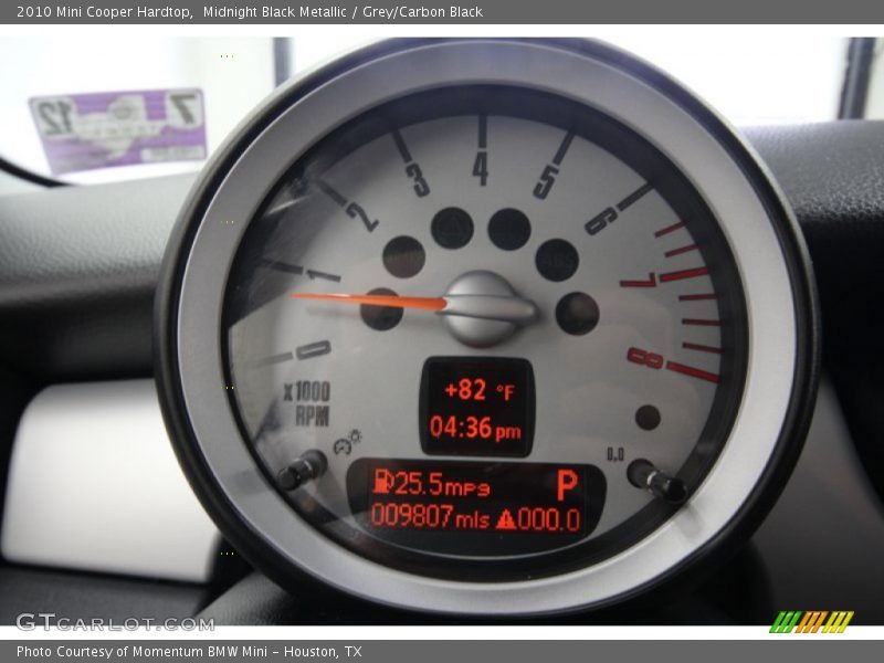 Midnight Black Metallic / Grey/Carbon Black 2010 Mini Cooper Hardtop