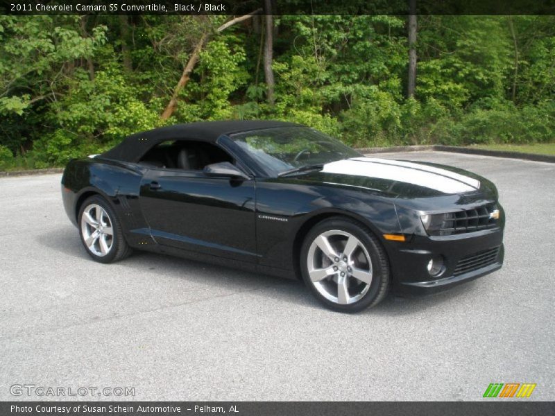 Black / Black 2011 Chevrolet Camaro SS Convertible