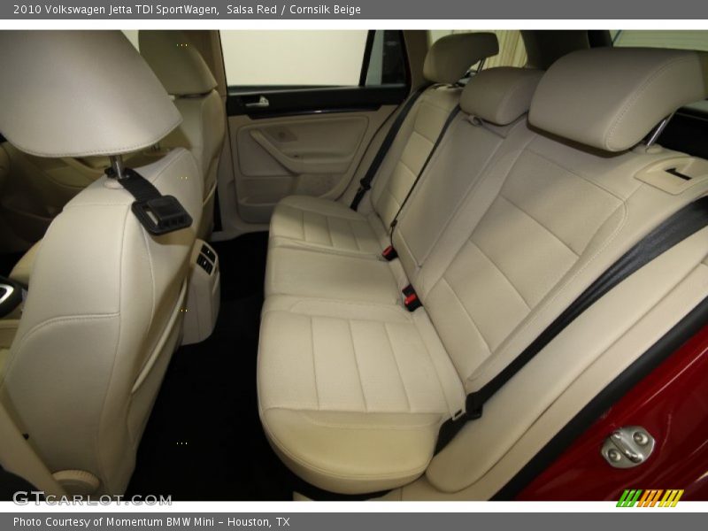 Salsa Red / Cornsilk Beige 2010 Volkswagen Jetta TDI SportWagen
