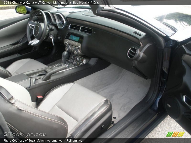 Imperial Blue Metallic / Gray 2011 Chevrolet Camaro LT Convertible