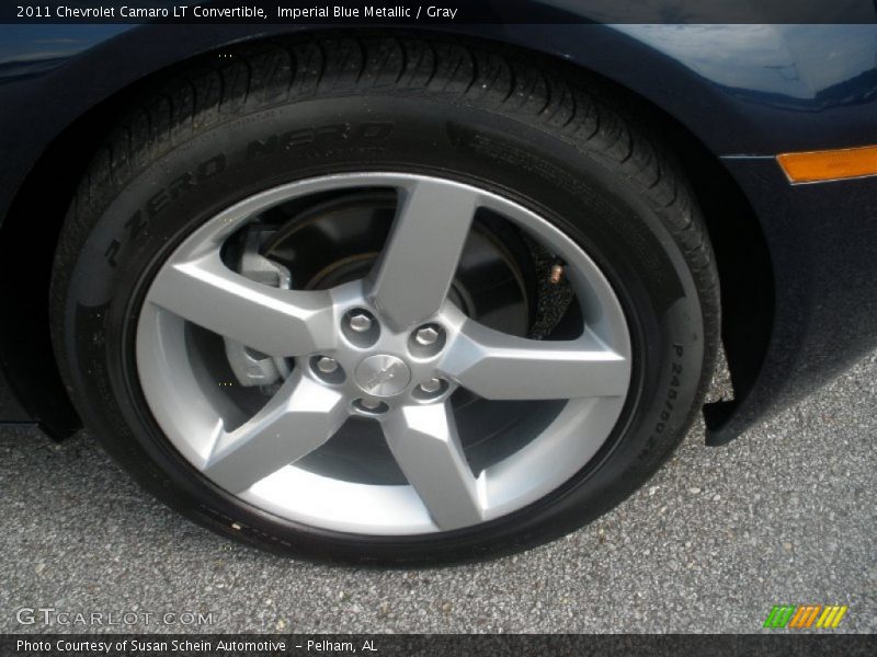 Imperial Blue Metallic / Gray 2011 Chevrolet Camaro LT Convertible