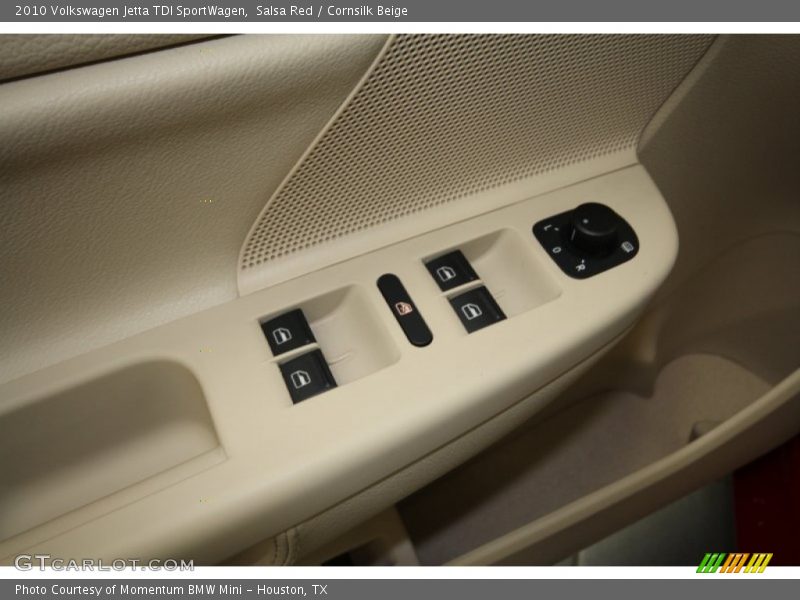 Salsa Red / Cornsilk Beige 2010 Volkswagen Jetta TDI SportWagen