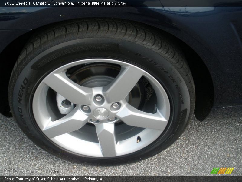 Imperial Blue Metallic / Gray 2011 Chevrolet Camaro LT Convertible