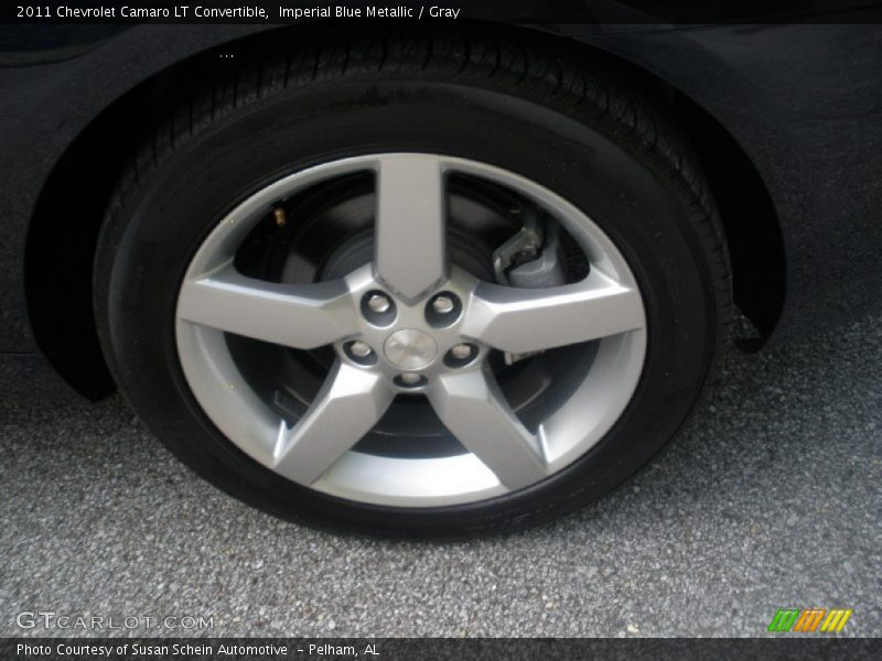 Imperial Blue Metallic / Gray 2011 Chevrolet Camaro LT Convertible