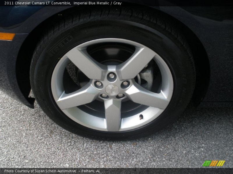 Imperial Blue Metallic / Gray 2011 Chevrolet Camaro LT Convertible