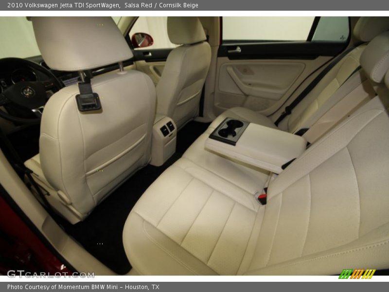 Salsa Red / Cornsilk Beige 2010 Volkswagen Jetta TDI SportWagen