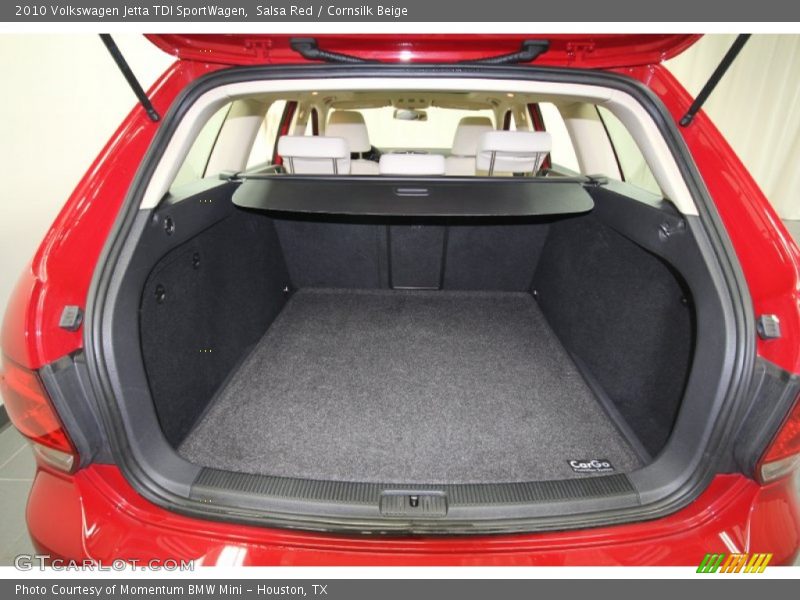 Salsa Red / Cornsilk Beige 2010 Volkswagen Jetta TDI SportWagen