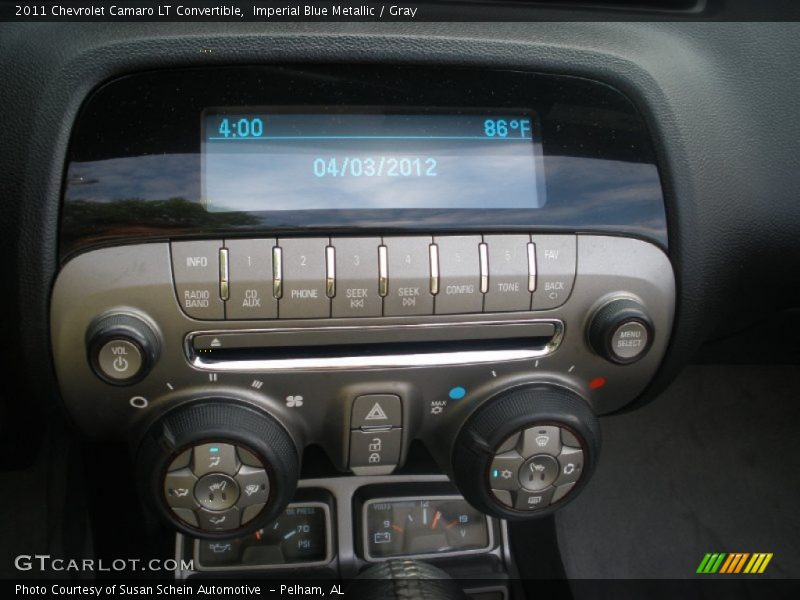 Imperial Blue Metallic / Gray 2011 Chevrolet Camaro LT Convertible