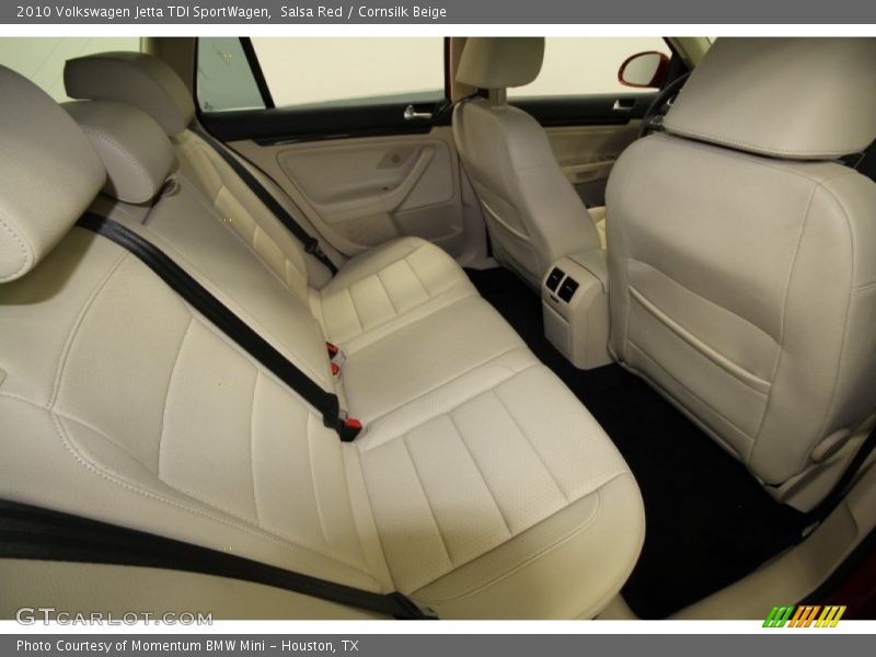 Salsa Red / Cornsilk Beige 2010 Volkswagen Jetta TDI SportWagen