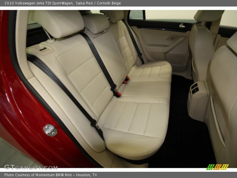 Salsa Red / Cornsilk Beige 2010 Volkswagen Jetta TDI SportWagen
