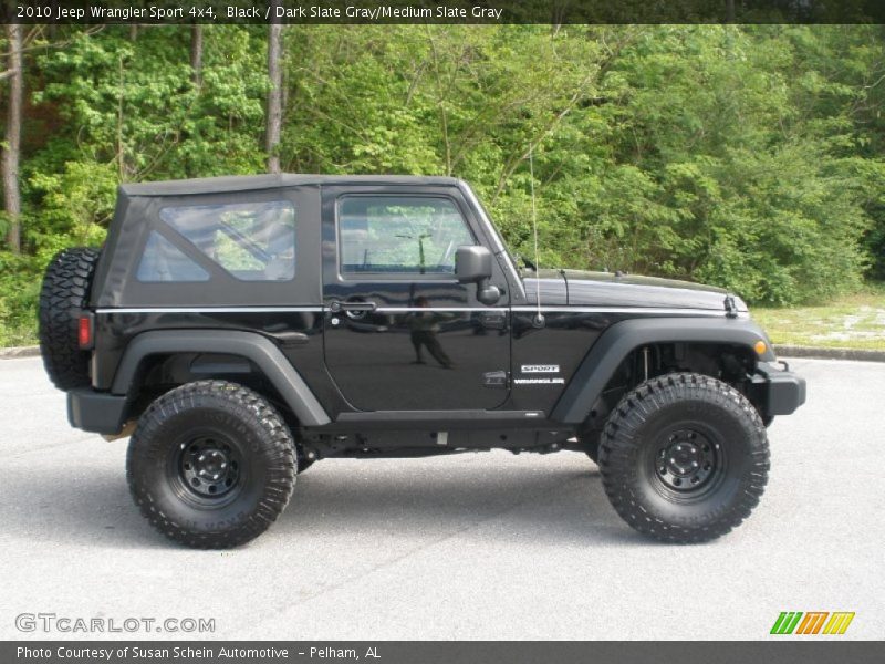 Black / Dark Slate Gray/Medium Slate Gray 2010 Jeep Wrangler Sport 4x4