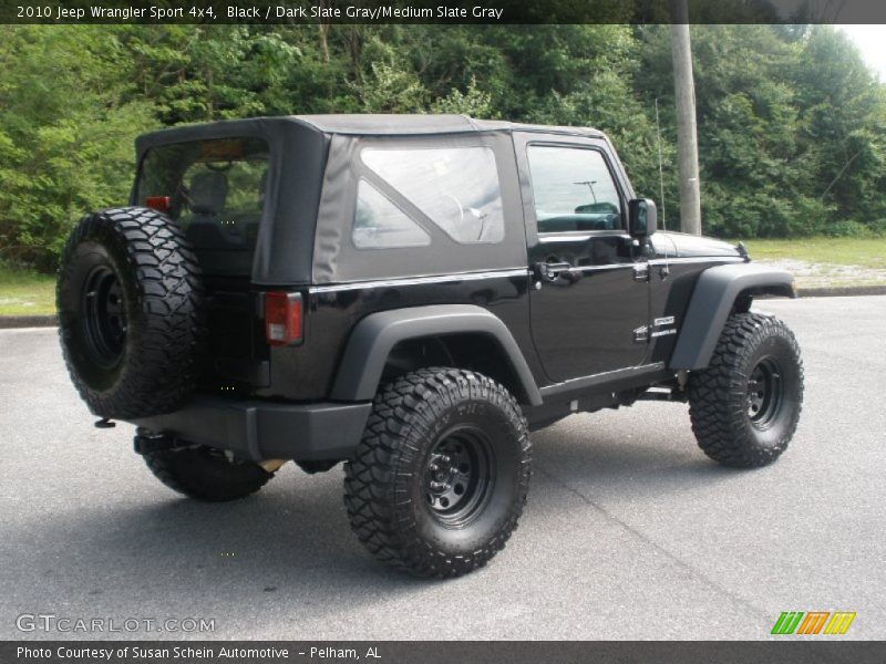 Black / Dark Slate Gray/Medium Slate Gray 2010 Jeep Wrangler Sport 4x4