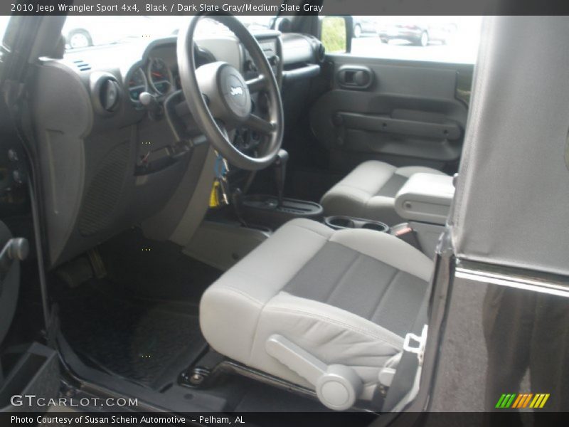 Black / Dark Slate Gray/Medium Slate Gray 2010 Jeep Wrangler Sport 4x4