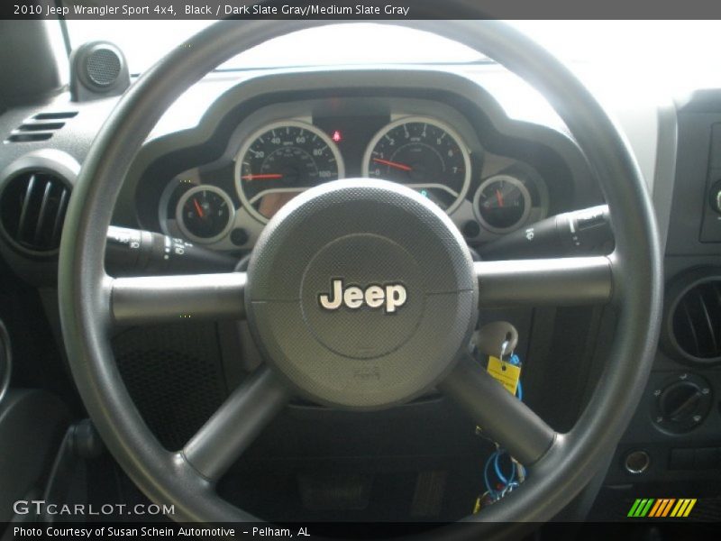 Black / Dark Slate Gray/Medium Slate Gray 2010 Jeep Wrangler Sport 4x4
