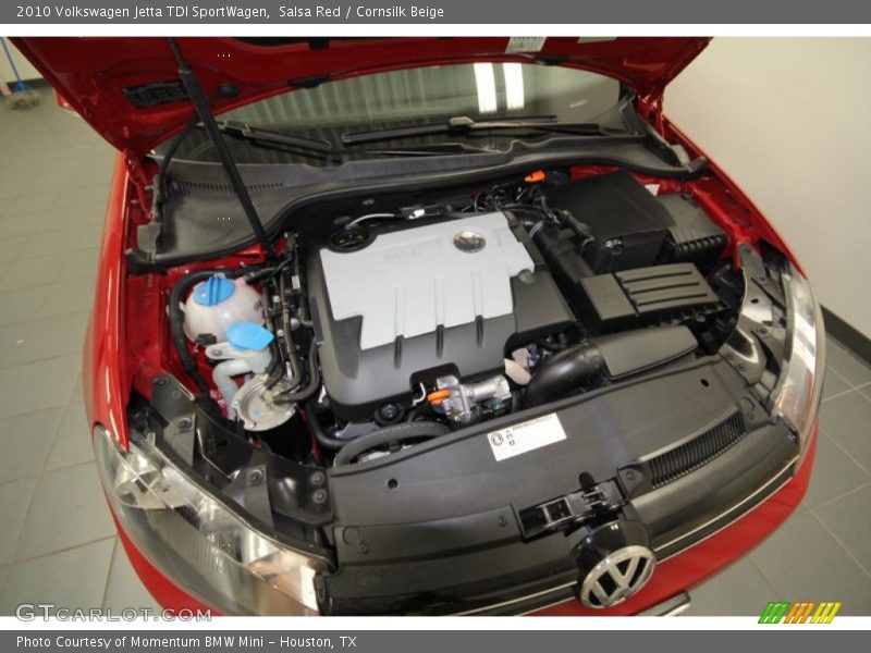 Salsa Red / Cornsilk Beige 2010 Volkswagen Jetta TDI SportWagen