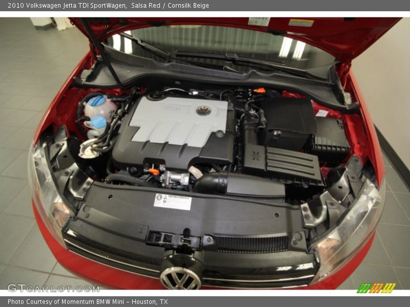 Salsa Red / Cornsilk Beige 2010 Volkswagen Jetta TDI SportWagen